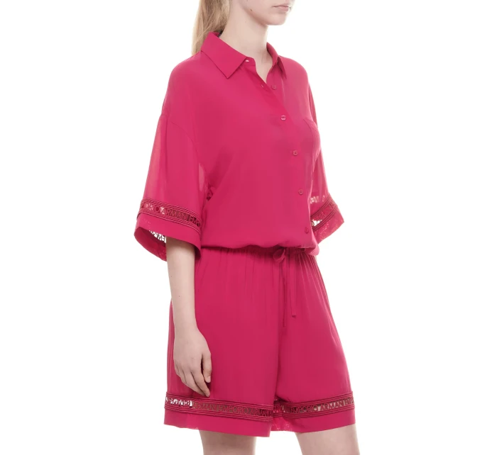 Dámska plážová košeľa 262732 4R338 01975 Cherry - Emporio Armani