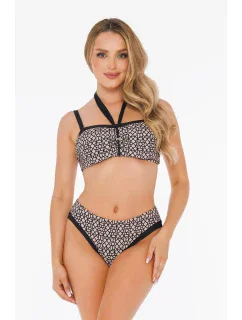 Dámske dvojdielne plavky Luxe 7 S939LX7 Béžová so vzorom - Self