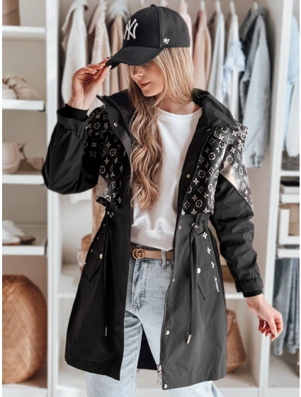 Dámska prechodná bunda FERIPARKA black FashionStreet TY4875