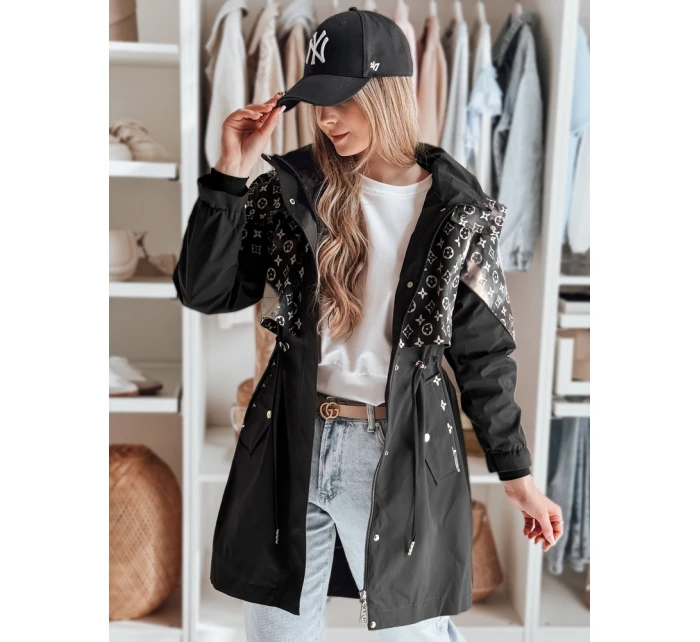 Dámska prechodná bunda FERIPARKA black FashionStreet TY4875