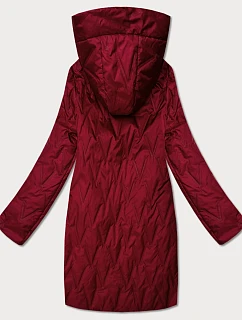 kurtka damska z  Goodlookin ciemny czerwony model 22019125 - S'WEST