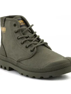 Topánky Palladium PAMPA HI COATED U 74375-377-M Dusky Green