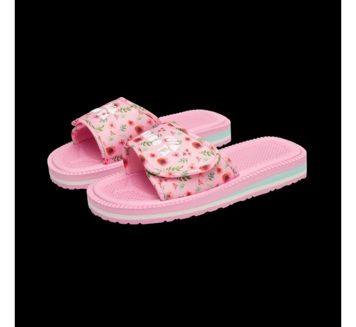 klapka na suchý zip vícebarevná květinová růžová model 21721332 - Kubota klapka na suchý zip vícebarevná květinová růžová model 21721332 - Kubota