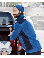 JN Pánská pracovní bunda pletený fleece Strong 02.0 royal model 22492823 - Daiber JN Pánská pracovní bunda pletený fleece Strong 02.0 royal model 22492823 - Daiber