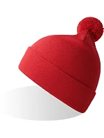 WindS Pletená čepice s bambulí red model 22450561 - Atlantis Headwear WindS Pletená čepice s bambulí red model 22450561 - Atlantis Headwear