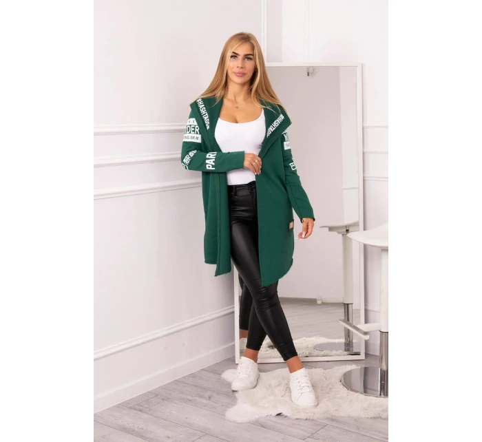 Zelená bez rukávů Zelená bez rukávů