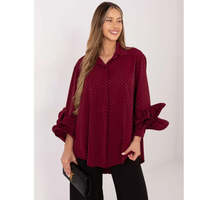 Košeľa IT KS 8381 1.64 bordová Košeľa IT KS 8381 1.64 bordová