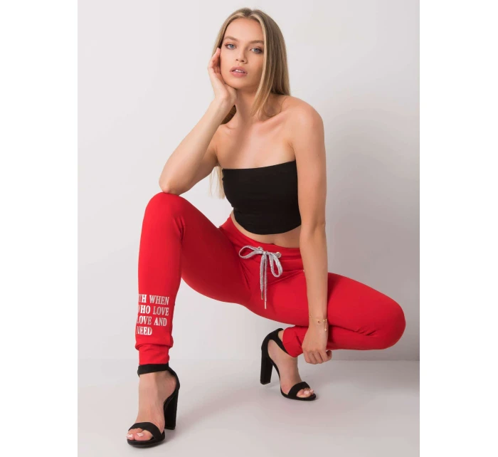 RV DR 6201.28 Tepláky červené RV DR 6201.28 Tepláky červené