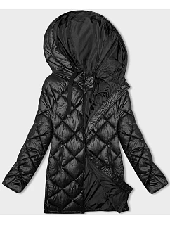 Černá prošívaná bunda pro přechodné období model 21245941 - W COLLECTION