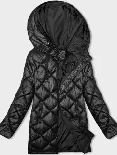 Černá prošívaná bunda pro přechodné období model 21245941 - W COLLECTION