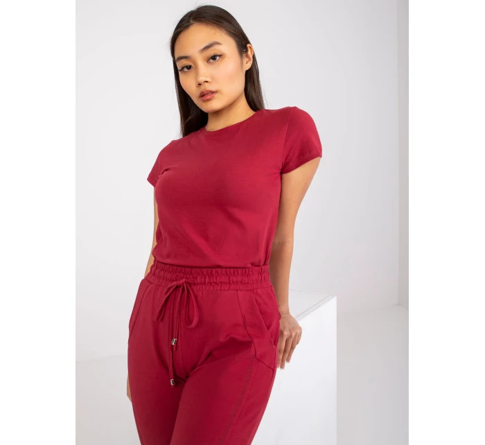 Tričko RV TS 4623.42 bordó