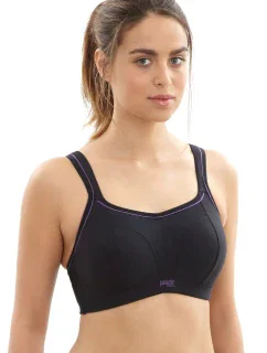 Sportovní podprsenka model 18620671 30 E Černá - Panache