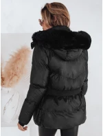 Dámská zimní prošívaná bunda s kapucí černá Dstreet model 21990766 - FashionStreet