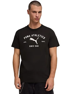 Pánské tričko Class Graphic Tee black model 22068526 01 - Puma