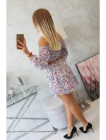 Béžová květinová sada