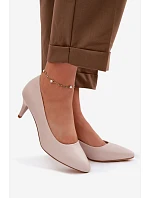 Lodičky z eko kůže Sergio Leone světle šedé