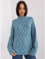 Sweter AT SW  niebieski model 19018672 - FPrice