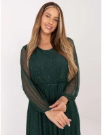 Sukienka IT SK model 21782450 ciemny zielony - FPrice Sukienka IT SK model 21782450 ciemny zielony - FPrice