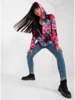 Mikina RV BL 8118.89 čierna a ružová