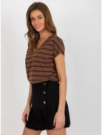 Dámská halenka RV TS model 18250072 hnědá - FPrice