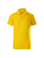Pique Polo Voľné detské polo tričko žlté