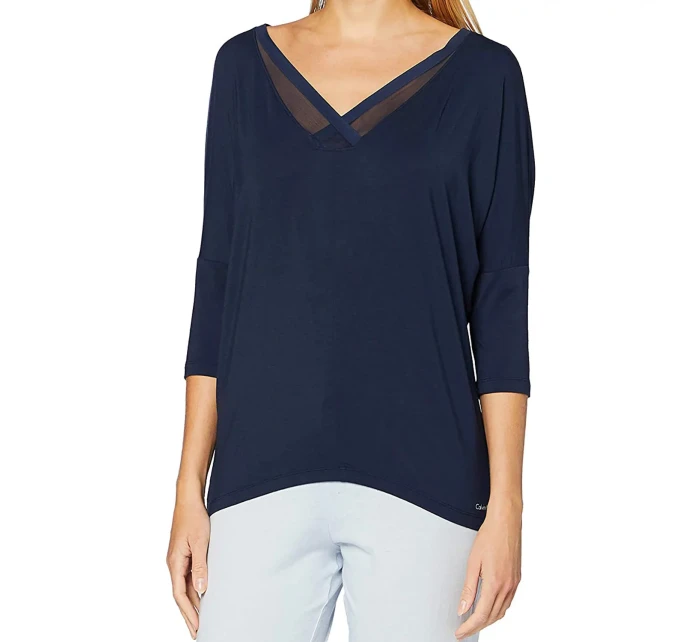 Dámske tričko s 3/4 rukávmi QS5780E - Calvin Klein Dámske tričko s 3/4 rukávmi QS5780E - Calvin Klein