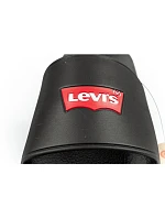Dámské sportovní žabky Levi's pohodlné módní černé dámské boty