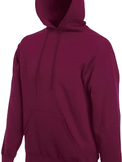 Fruit of the Loom Classic Hooded Sweat Mikina s kapucňou 16.2208 bordová