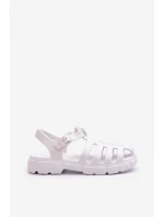 Dámské pěnové sandály bílé model 21654487 - Boto