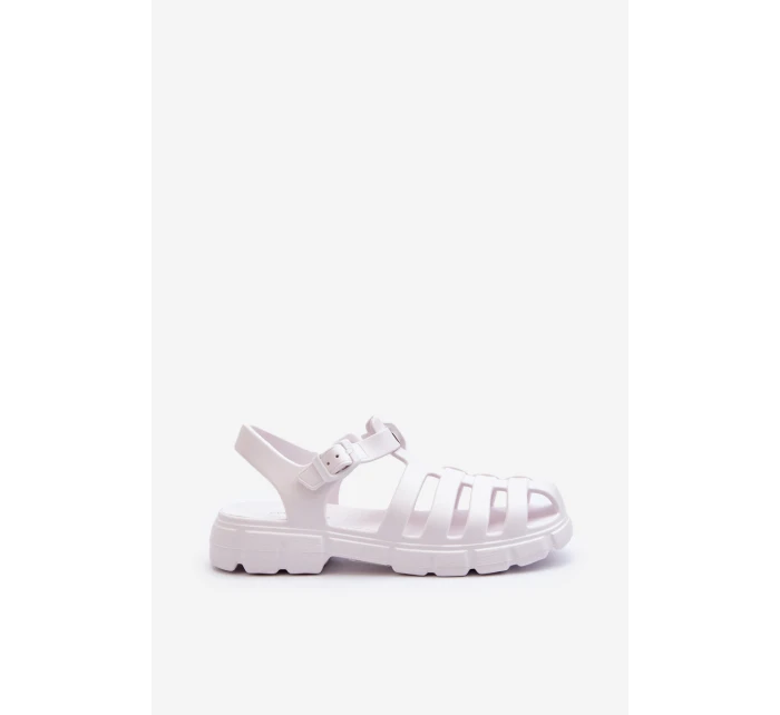 Dámské pěnové sandály bílé model 21654487 - Boto