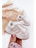 Buty Sportowe Sneakersy Dziecięce W Serduszka Białe Mirelle Buty Sportowe Sneakersy Dziecięce W Serduszka Białe Mirelle