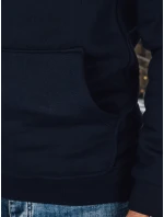 Pánská základní mikina s kapucí tmavě modrá Dstreet model 21985941 - FashionStreet Pánská základní mikina s kapucí tmavě modrá Dstreet model 21985941 - FashionStreet