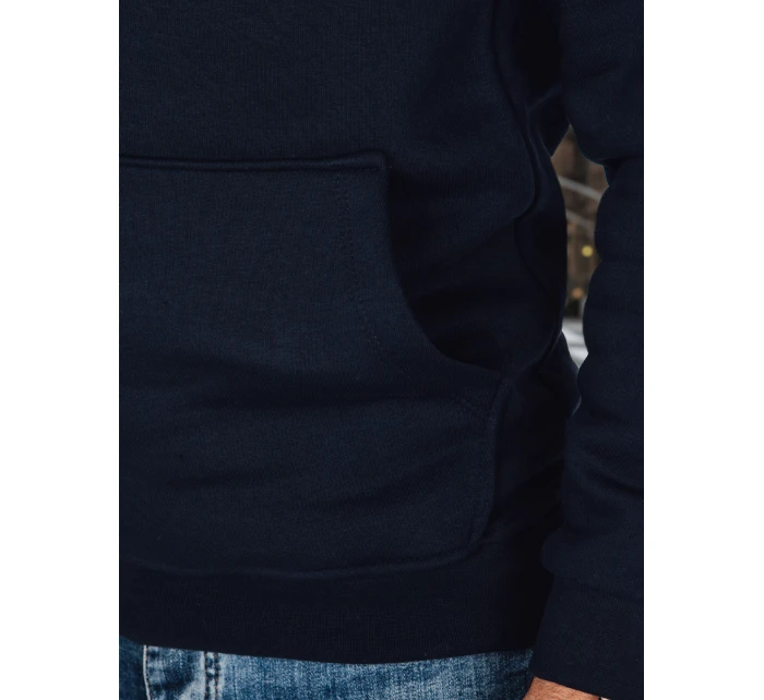Pánská základní mikina s kapucí tmavě modrá Dstreet model 21985941 - FashionStreet Pánská základní mikina s kapucí tmavě modrá Dstreet model 21985941 - FashionStreet