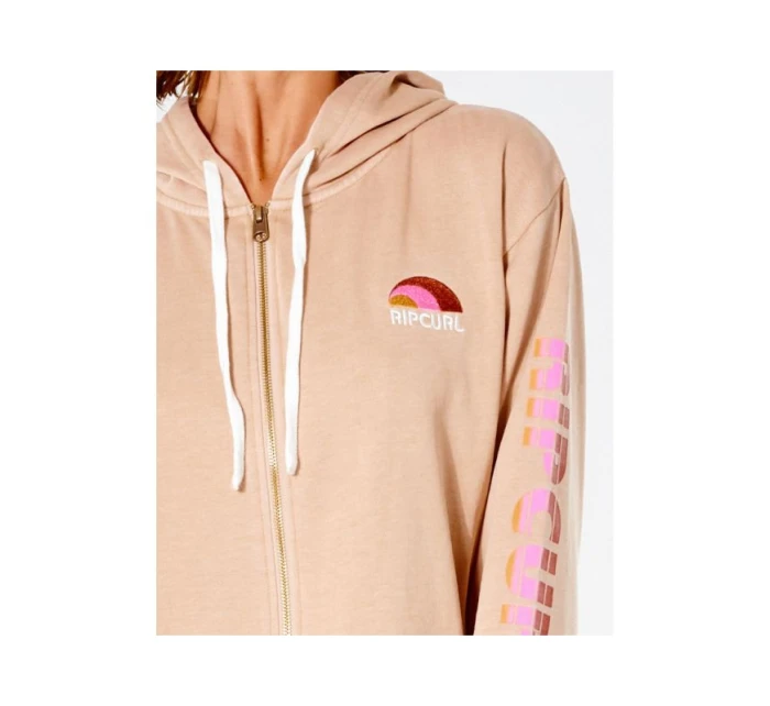 Mikina RIP CURL Wave Shapers Zip Through - béžová