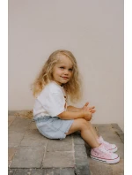 Dziecięce Wysokie Trampki Różowe Mona Dziecięce Wysokie Trampki Różowe Mona