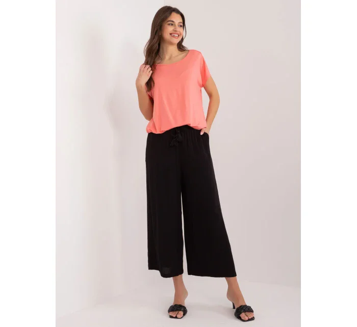 Spodnie model 19506417 czarny - FPrice Spodnie model 19506417 czarny - FPrice