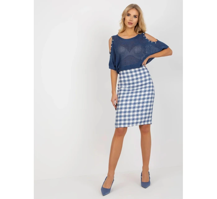 Dámská sukně LK SD  modrá  model 18178511 - FPrice