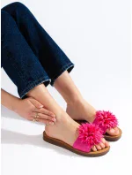 Praktické dámske fialové ponožky bez päty Praktické dámske fialové ponožky bez päty