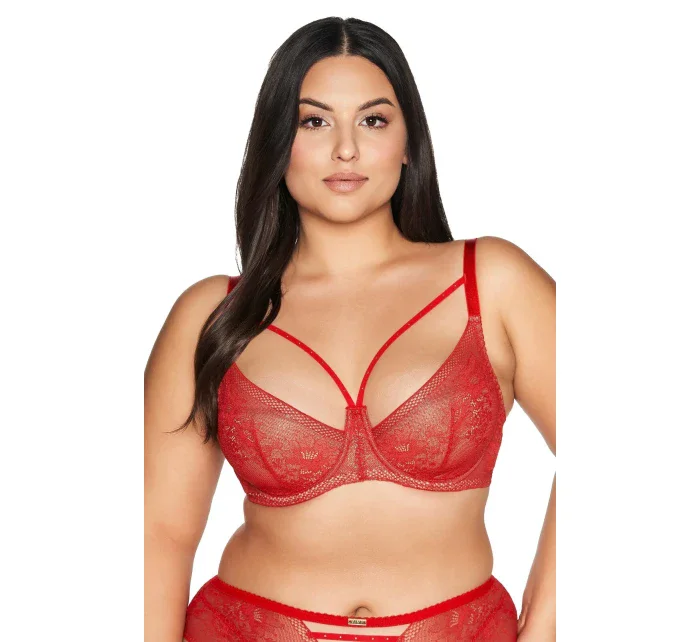 Ava 2127 Červená polomäkká podprsenka Ava 2127 Červená polomäkká podprsenka