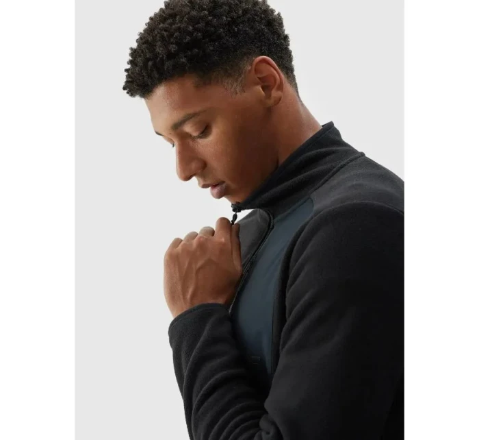 Pánska fleecová mikina 4F M 4FWAW24TFLEM250-20S