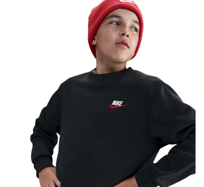 Detská mikina Nike Sportswear Club Fleece Black FD3006 012