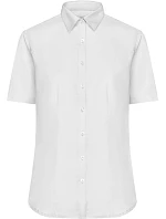 JN keprová halenka s krátkým rukávem 02.0 white model 22488329 - Daiber JN keprová halenka s krátkým rukávem 02.0 white model 22488329 - Daiber