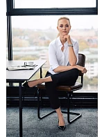 J.Harvest & Frost Modern Trousers Women Dámske nohavice 63.2223 tmavomodré J.Harvest & Frost Modern Trousers Women Dámske nohavice 63.2223 tmavomodré