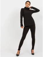 Dámská halenka LK BZ model 18265549 černá - FPrice Dámská halenka LK BZ model 18265549 černá - FPrice