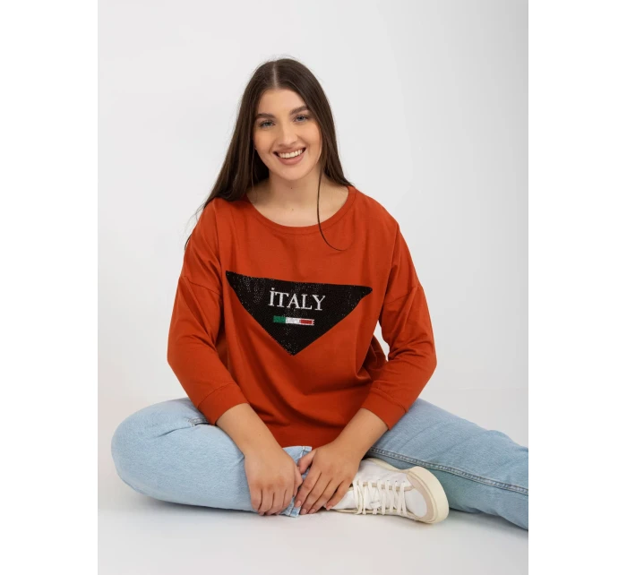 Blúzka VI BZ 2911.82P tmavo oranžová Blúzka VI BZ 2911.82P tmavo oranžová