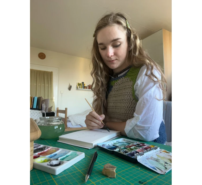 Dámska kabelka Vuch Massimo Wildflowers Grey