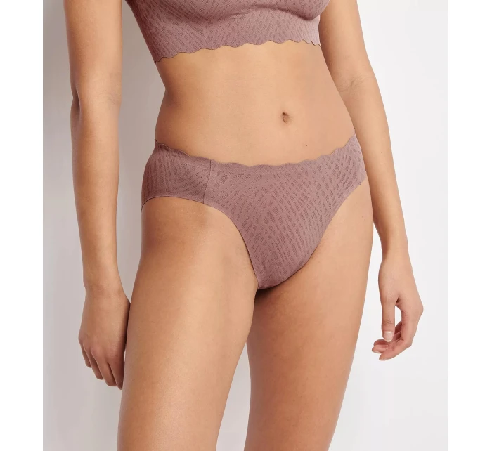 Dámske nohavičky ZERO Feel Bliss High leg - BROWN - svetlohnedá 1141 - SLOGGI