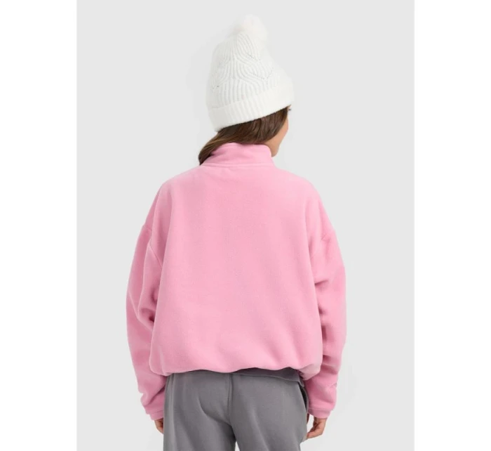 Oversize fleece se stojáčkem dívky model 21870648 - 4F