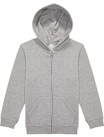 B&C Zip Hood /kids Dětská mikina s kapucí sport grey model 22445490