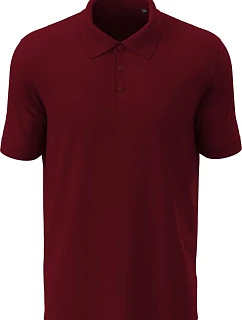 Lux Polo Pánské piqué polo  bordeaux model 22446979 - Stedman